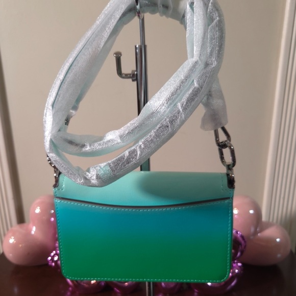 NWOT Kate Spade Blue/Green Ombre Crossbody Bag - Picture 4 of 11